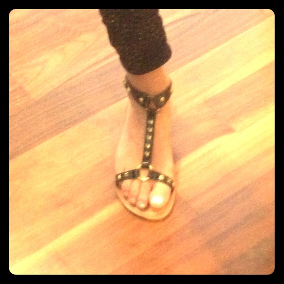 Brand New Bamboo Studded Sandals
