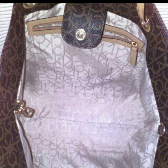 Calvin Klein large monogrammed tote bag - Picture 2 of 4