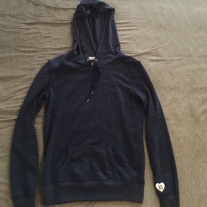 Solid Blue Victoria's Secret Hoodie