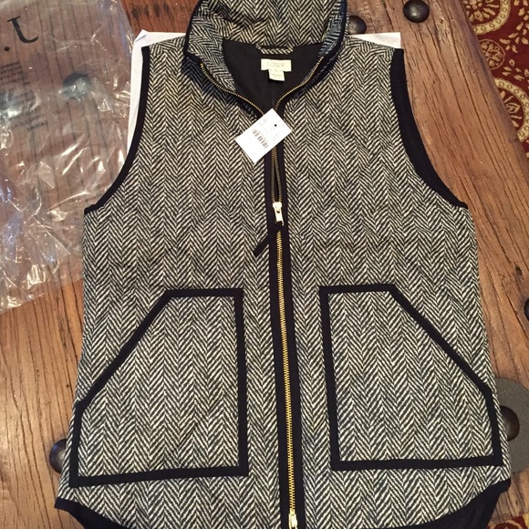 J. Crew Factory Herringbone Vest
