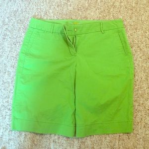 Jcrew green Bermuda short