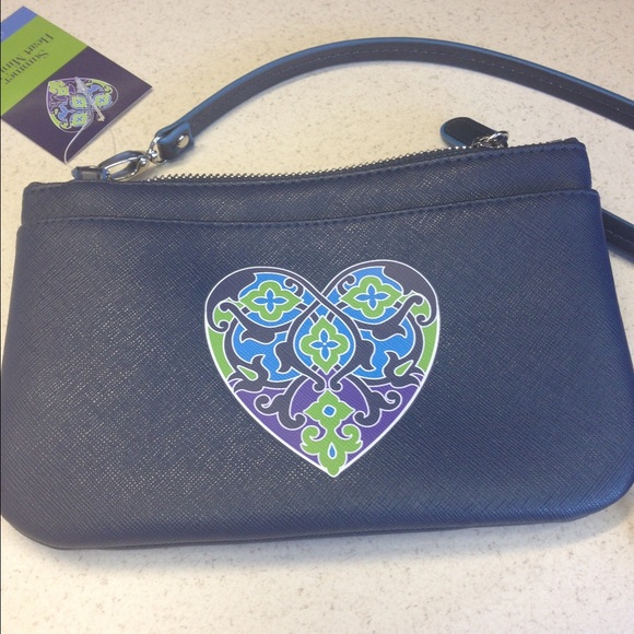 Brighton small wallet w removable strap