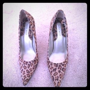 Nine West leopard pattern stilettos!