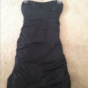 Rampage bodycon black dress