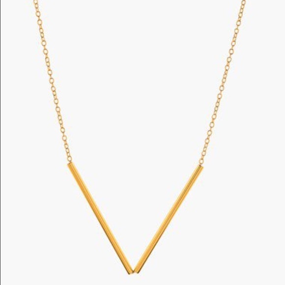🎉HP 5/16 🎉 Gloriana Bali Tube Small V Necklace