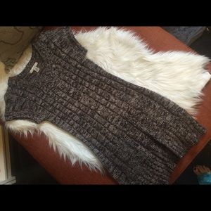 Love Change Sweater Dress Brown Knit cord Macy's