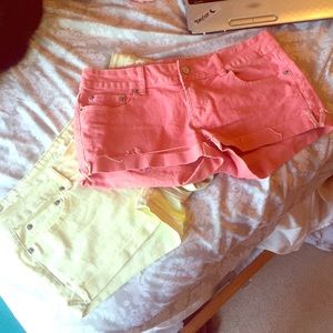 Two pairs of shorts!