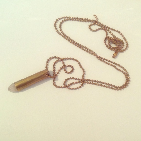 Brandy Melville Accessories - Brandy Melville Bullet Crystal Necklace