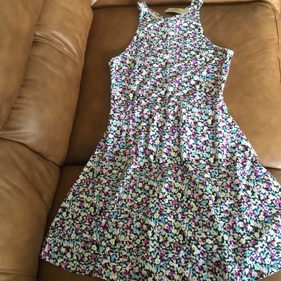 Floral cutout dress