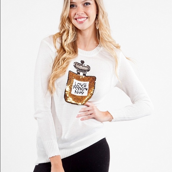 LOVE FANCY SWEATER - Picture 1 of 4