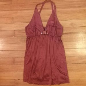 Express Jeweled Halter Top Medium