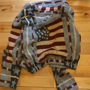 American flag jacket made in USA