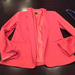 Coral blazer(not pink like it looks in the pic)