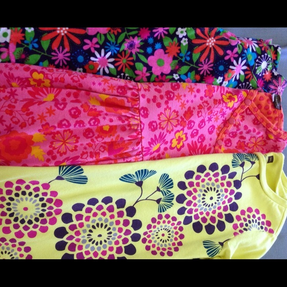 3 Girl's dresses, floral