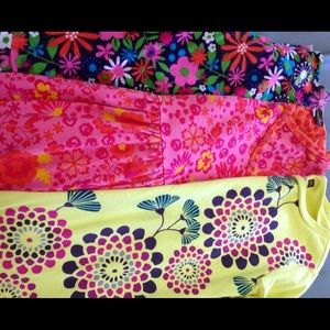 3 Girl's dresses, floral