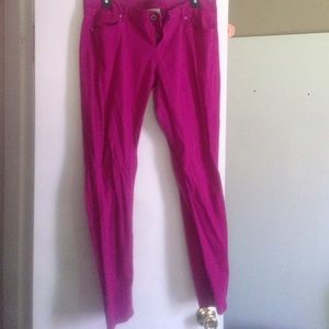 Pink / fuscis skinny jeans