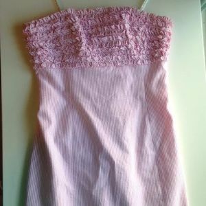 Lilly Pulitzer Seersucker Strapless Dress