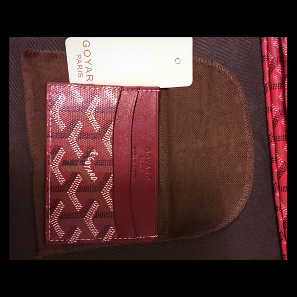 Maroon card holder