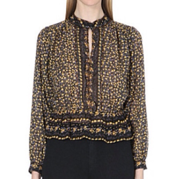 Free People If I Had You Floral Blouse - XS - NWT - Picture 4 of 4