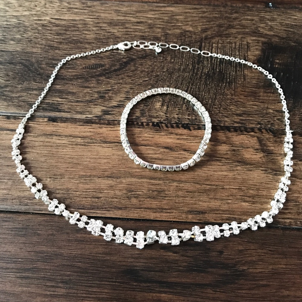 Bling Necklace & Bracelet ✨