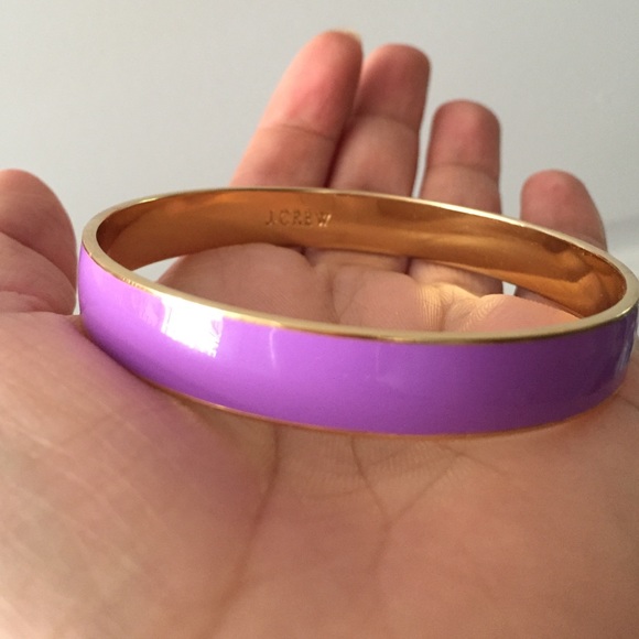 J.crew lavender and gold bracelet
