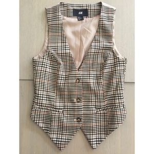 H&M Plaid Vest