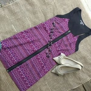 Little Purple Zipper Dress