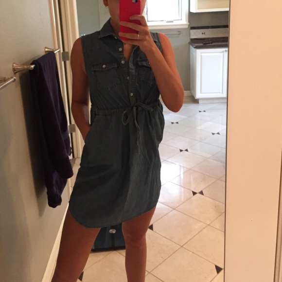 CUTE Jean Pocket Dress