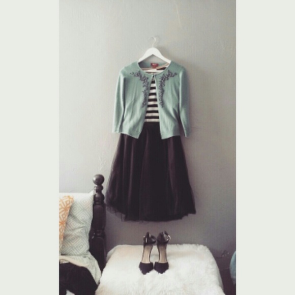 Vintage Mid-Sleeved Cardigan Sweater