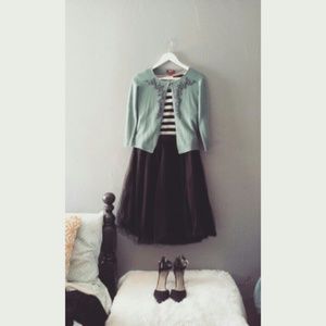 Vintage Mid-Sleeved Cardigan Sweater