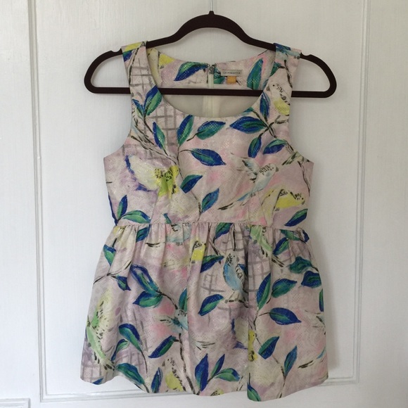 Printed sleeveless top size 2 from antropologie