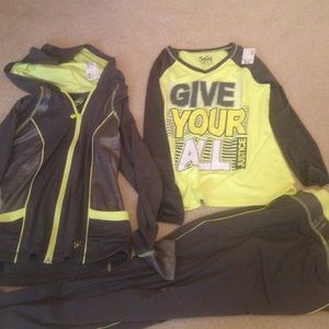 Shirt, jacket and pants