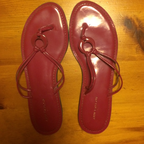 Ann Taylor leather sandals