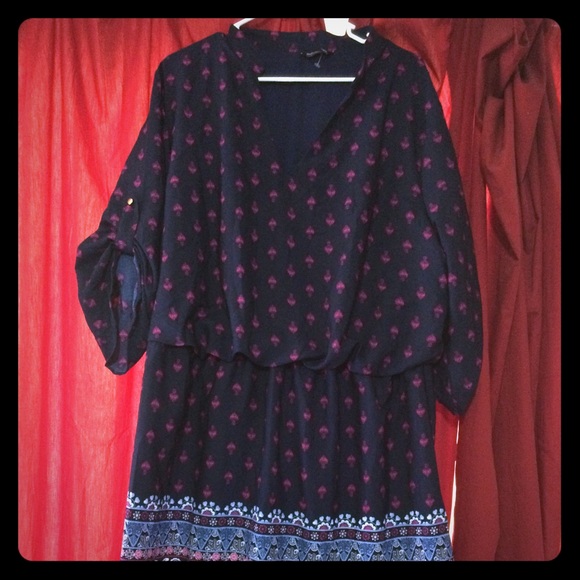 🚫SOLD🚫3x Paisley Peasant Dress