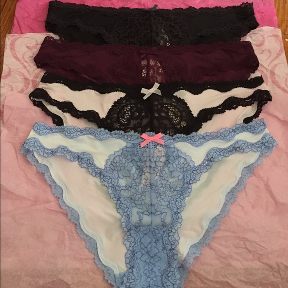 Victoria's Secret Accessories - NWT 4 Pair Victoria's Secret Dream Angel Panties M