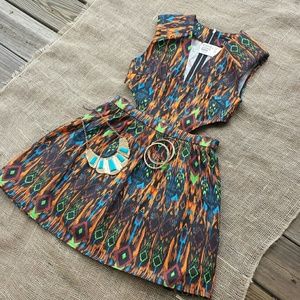 ☆☆SOLD☆☆ Sexy Tribal Cut Out Dress