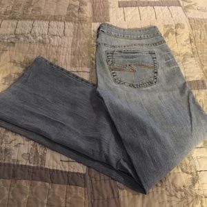 Aiko fit silver jeans. Size 30/30