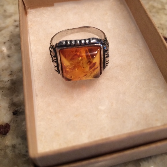 Amber ring