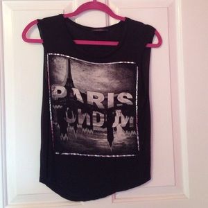 Paris tank top