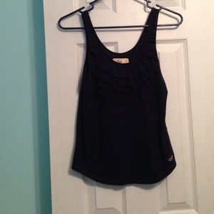 Hollister navy blue tank