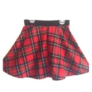 Plaid Circle Skirt