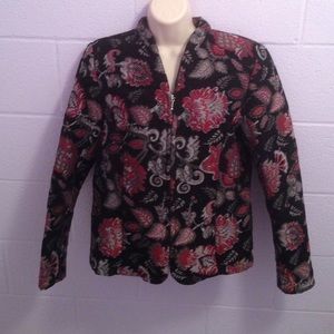 Portrait tapestry  style jacket