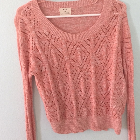 Coral UO Knitted Sweater