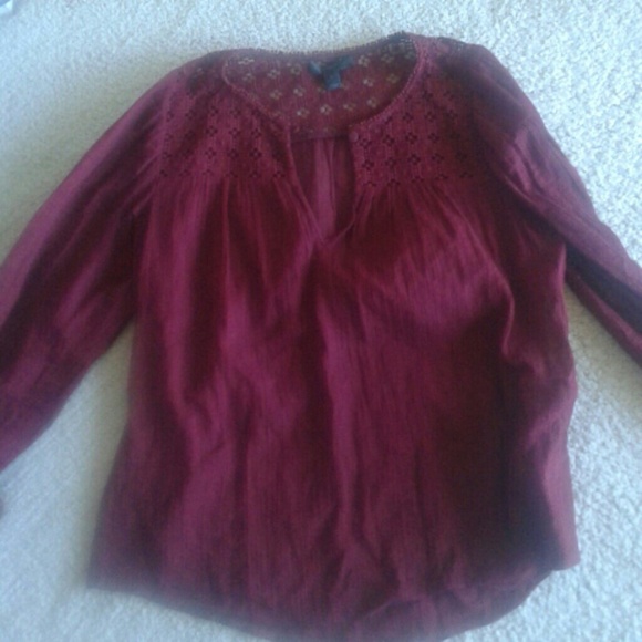 Reduced!! Jcrew peasant top!