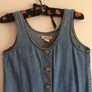 Denim Button Up Dress