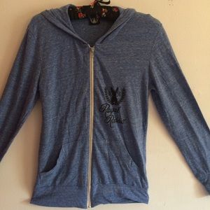 Royal Rabbit Graphic Sweater with Hood