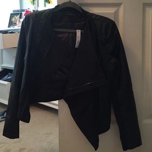 Crocodile leather jacket