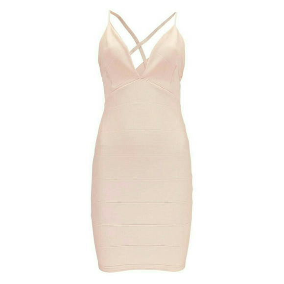 Bandage Plunge Dress