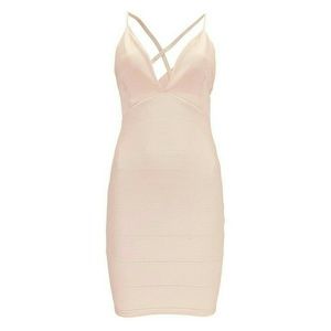 Bandage Plunge Dress