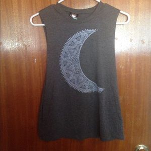Crescent Moon Muscle Tank